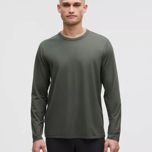Lululemon Fundamental Long Sleeve Shirt - Smoked Spruce
